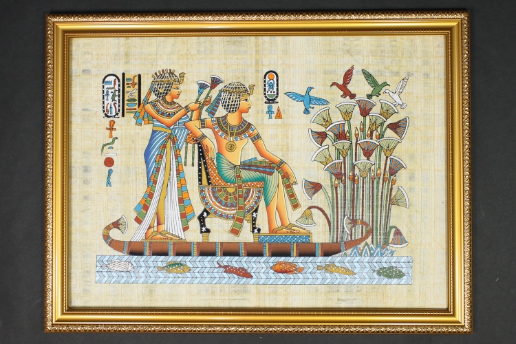 パピルス画 古代エジプト-