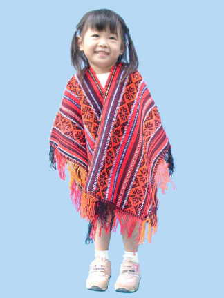 子供用ポンチョ ペルー民族衣装
